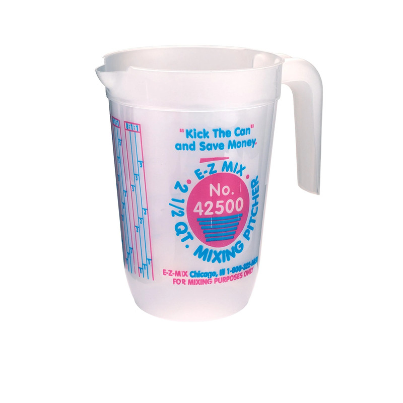 Mixing Pitcher Graduated 2-1/2 Quart
